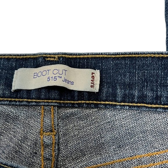 Levi's Women's 515 Boot Cut Jeans, Med Wash, 14 - Picture 3 of 7